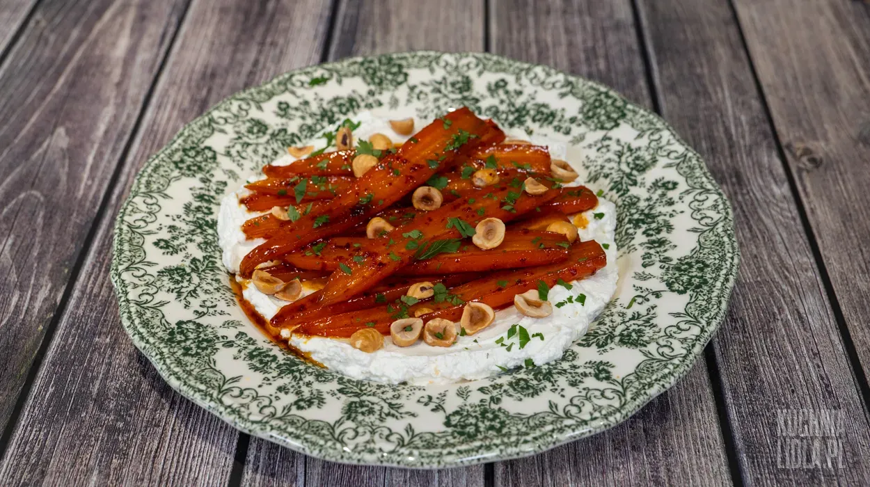 Glazurowane marchewki